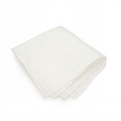 Белый платок-паше, нагрудный платок из хлопка
