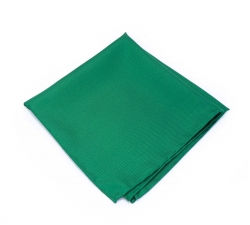       Платок-паше "Зеленый твил", шелковый нагрудный платок