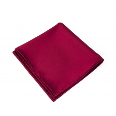         Бордовый платок-паше, шелковый нагрудный платок 
