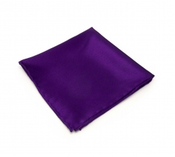         Фиолетовый платок-паше из натурального шелка