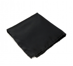         Черный платок-паше, шелковый нагрудный платок 