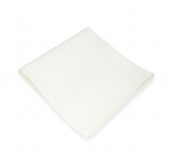         Белый платок-паше, шелковый нагрудный платок