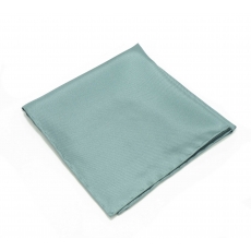       Платок-паше "Бирюзовый твил", шелковый нагрудный платок