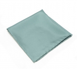       Платок-паше "Бирюзовый твил", шелковый нагрудный платок
