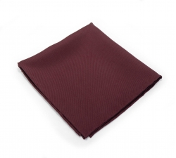       Платок-паше "Бордовый твил", шелковый нагрудный платок