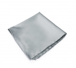         Серый платок-паше из натурального шелка