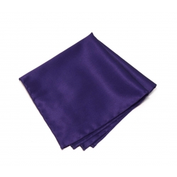Темно-фиолетовый платок-паше из натурального шелка