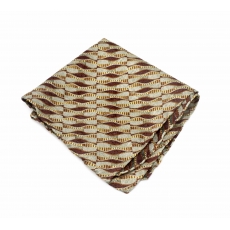   Платок-паше "Жемчужная ракушка", нагрудный платок из натурального шелка