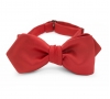 Красная галстук-бабочка, натуральный шелк