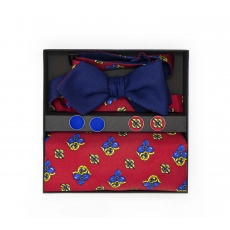    Подарочный набор "Мазарини" (галстук-бабочка, платок-паше)